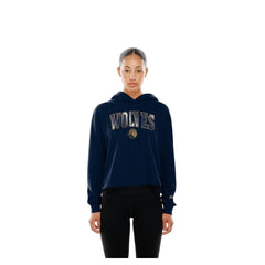 Minnesota Timberwolves Women's Glam Game Open Back Hoodie Discount
