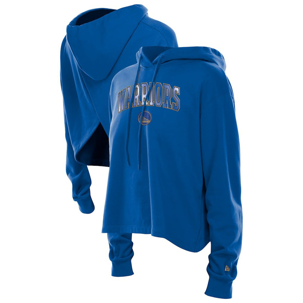Golden State Warriors Women's Glam Game Open Back Hoodie sale Outlet