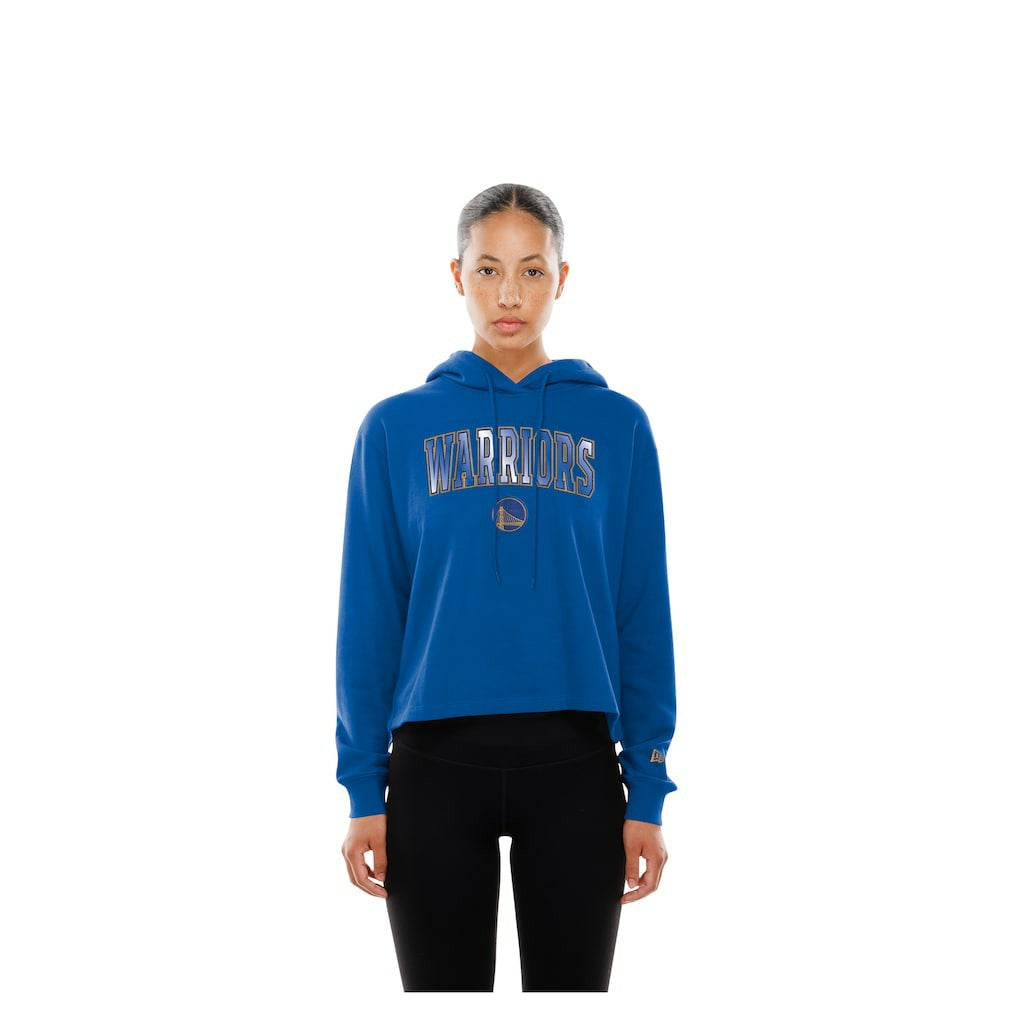 Golden State Warriors Women's Glam Game Open Back Hoodie sale Outlet