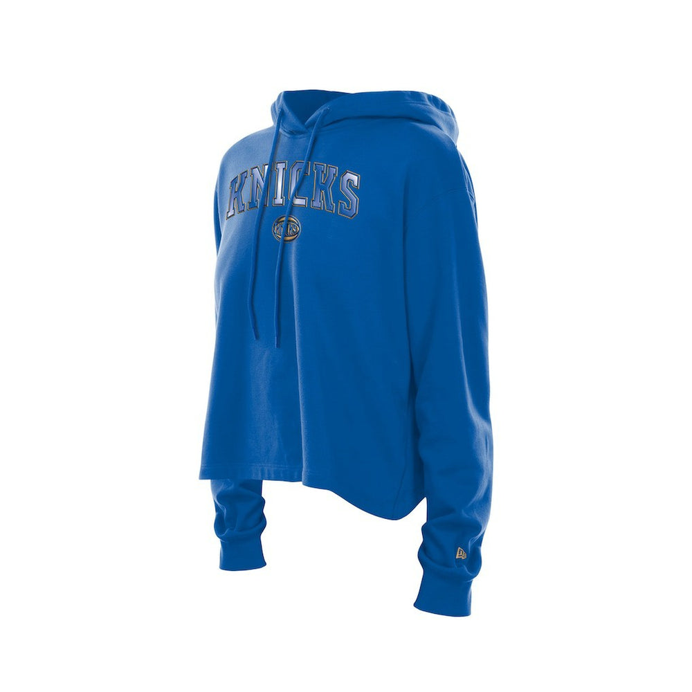 New York Knicks Women's Glam Game Open Back Hoodie Discount
