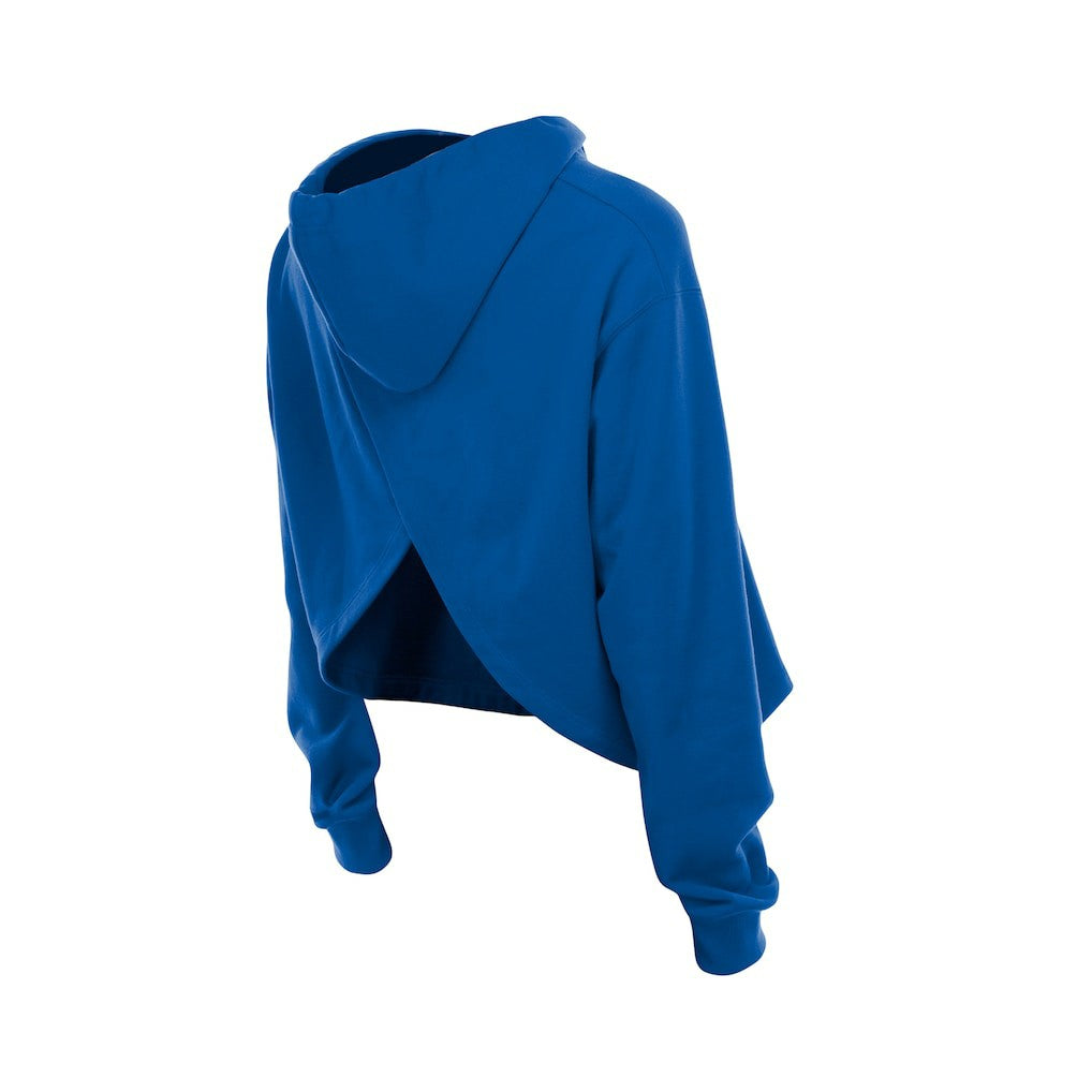 New York Knicks Women's Glam Game Open Back Hoodie Discount