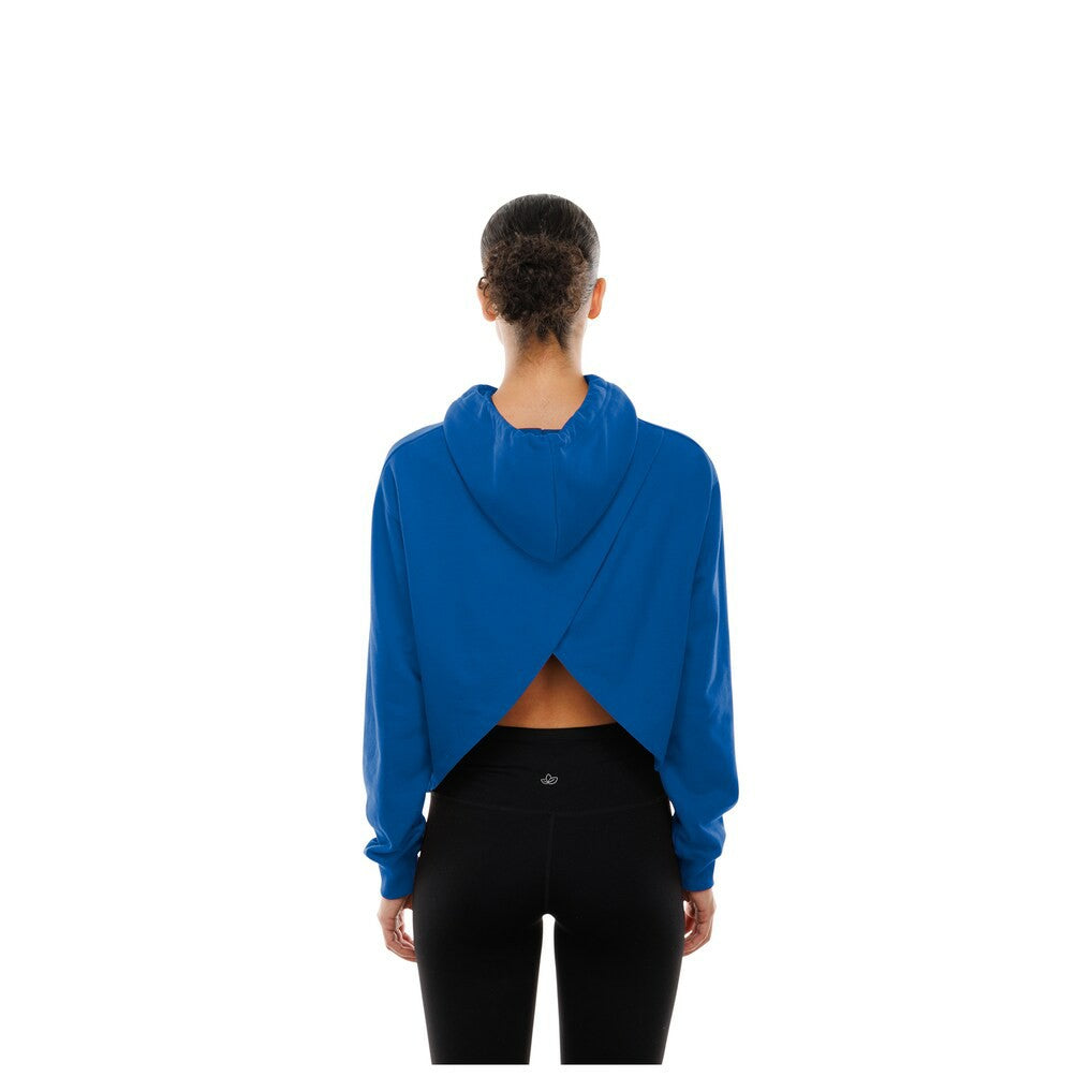 New York Knicks Women's Glam Game Open Back Hoodie Discount