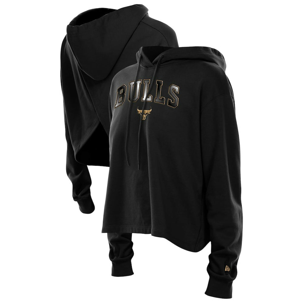 Chicago Bulls Women's Glam Game Open Back Hoodie For Sale