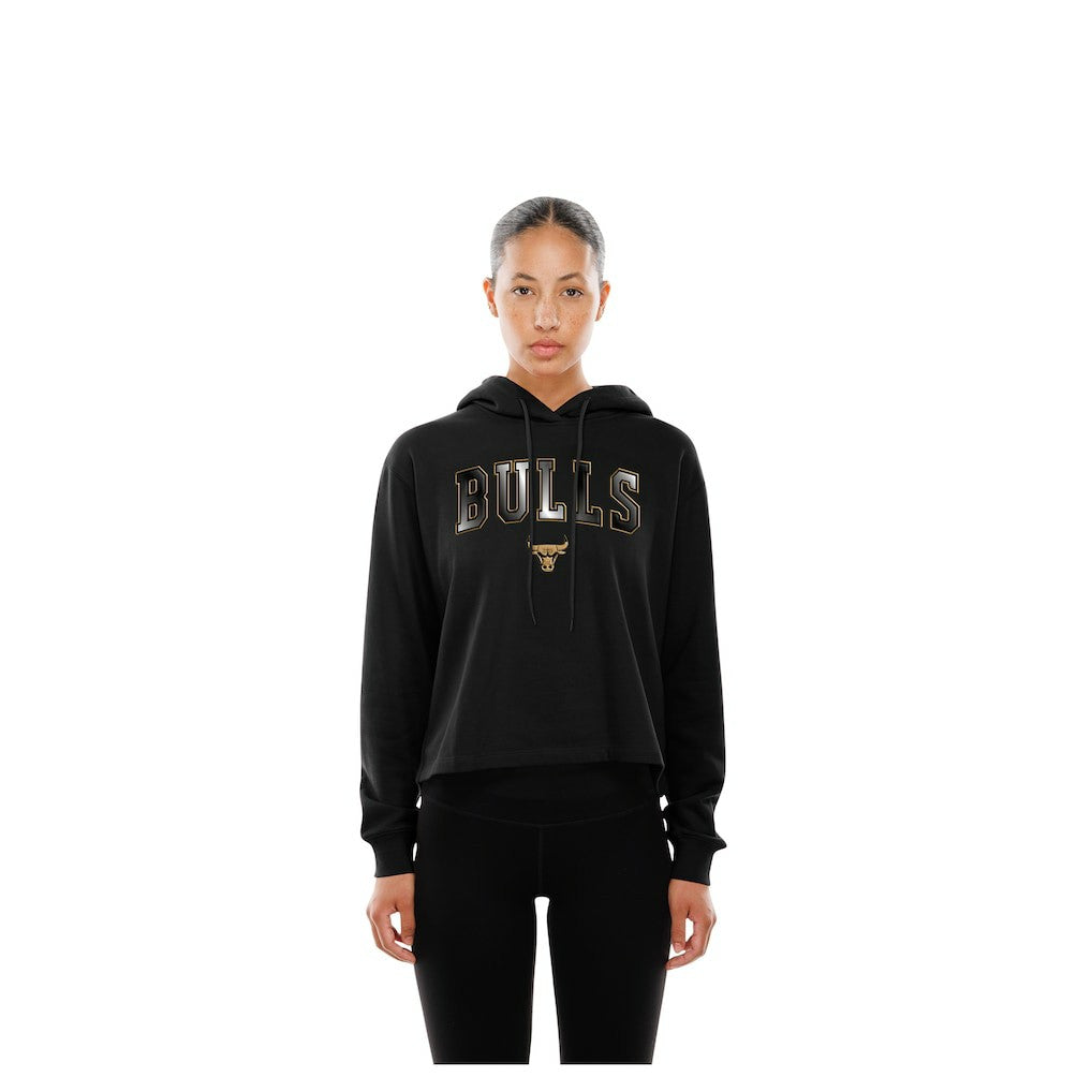 Chicago Bulls Women's Glam Game Open Back Hoodie For Sale