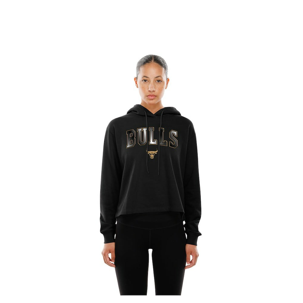 Chicago Bulls Women's Glam Game Open Back Hoodie For Sale