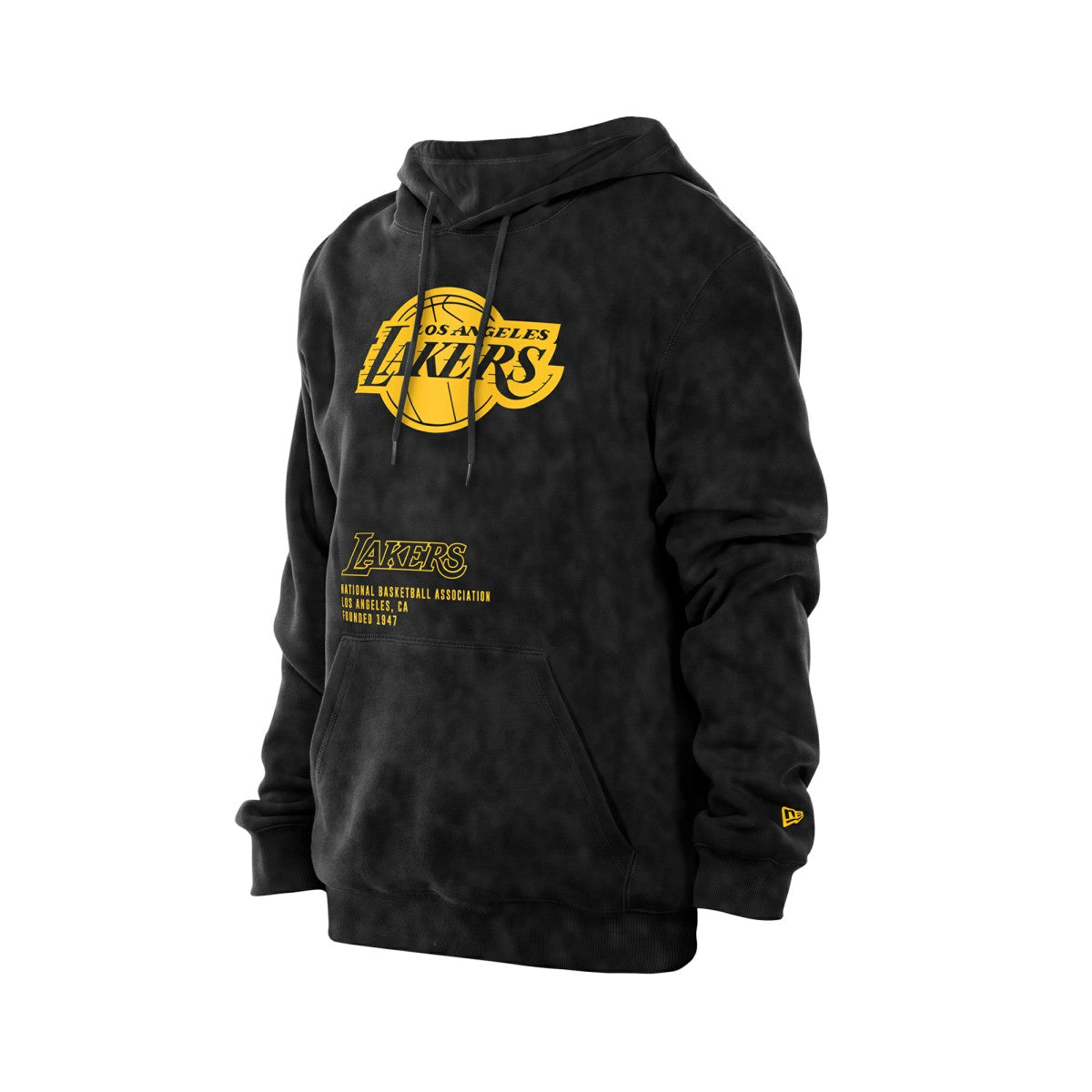 Los Angeles Lakers Sport Night Mineral Wash Pullover Hoodie Outlet