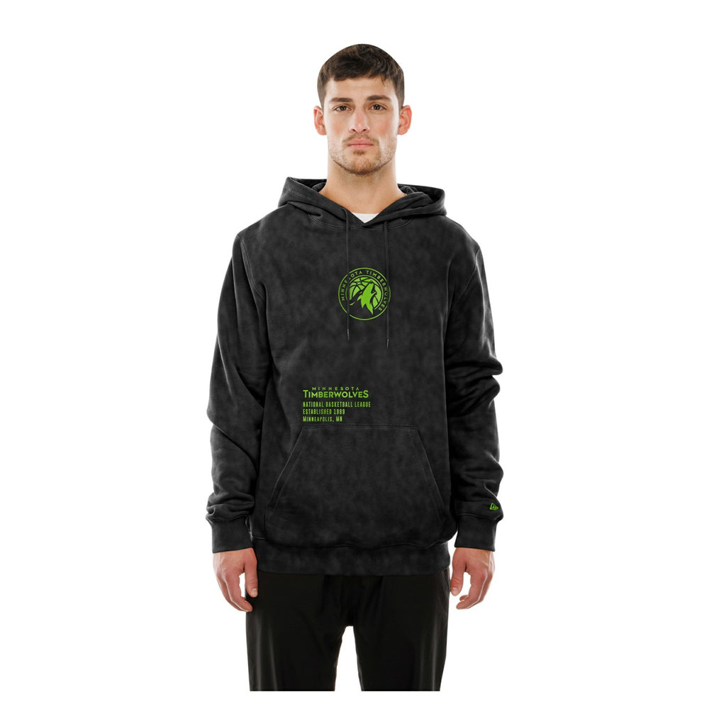 Minnesota Timberwolves Sport Night Mineral Wash Pullover Hoodie Discount