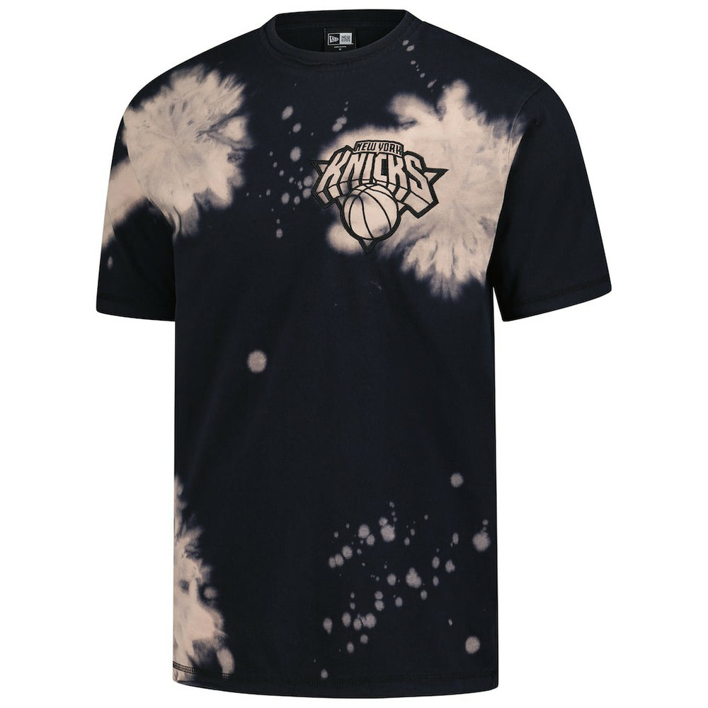 New York Knicks Injection Bleached Out Raw Edge Oversized T-Shirt Discount