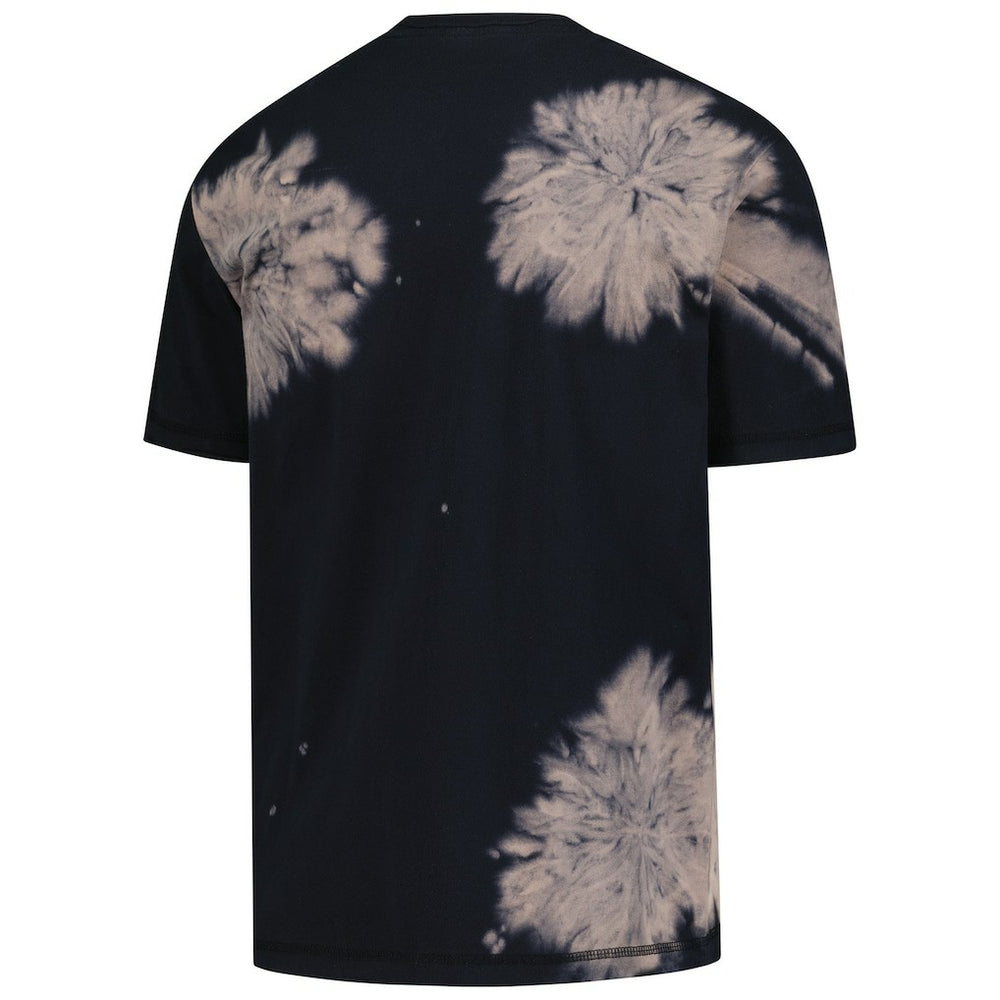 New York Knicks Injection Bleached Out Raw Edge Oversized T-Shirt Discount