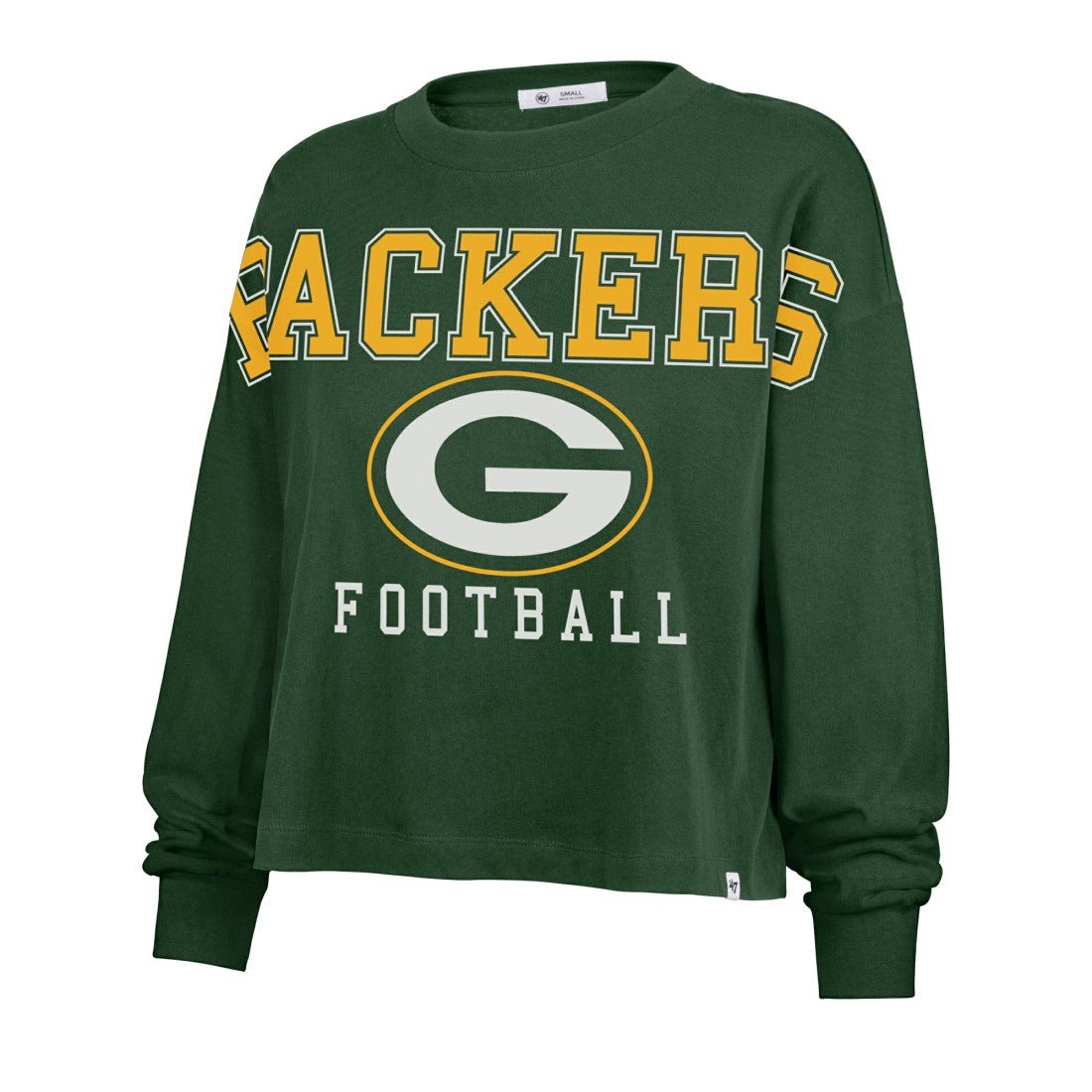 Green Bay Packers 47 brand '47 Women's Outreach City Oversized Long Sleeve T-Shirt