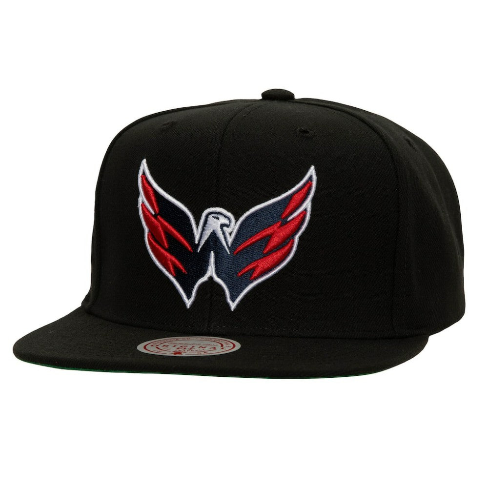 Washington Capitals Mitchell & Ness Core Top Spot Snapback Hat Discount