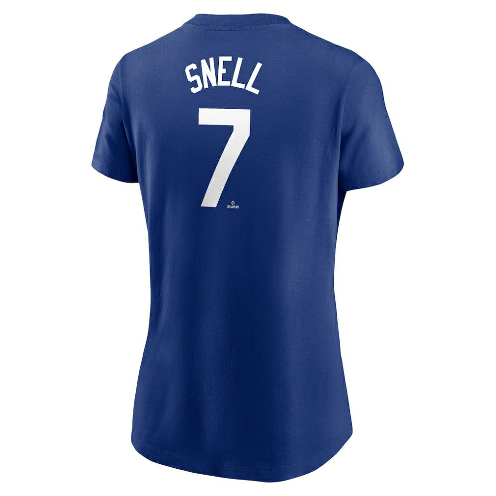 Blake Snell Los Angeles Dodgers Nike Women's Cooperstown Collection Fuse Name & Number T-Shirt | MLB On Sale