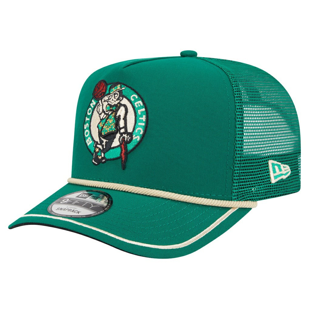 Boston Celtics Vintage Team Rope A-Frame 9FIFTY Snapback Hat On Sale