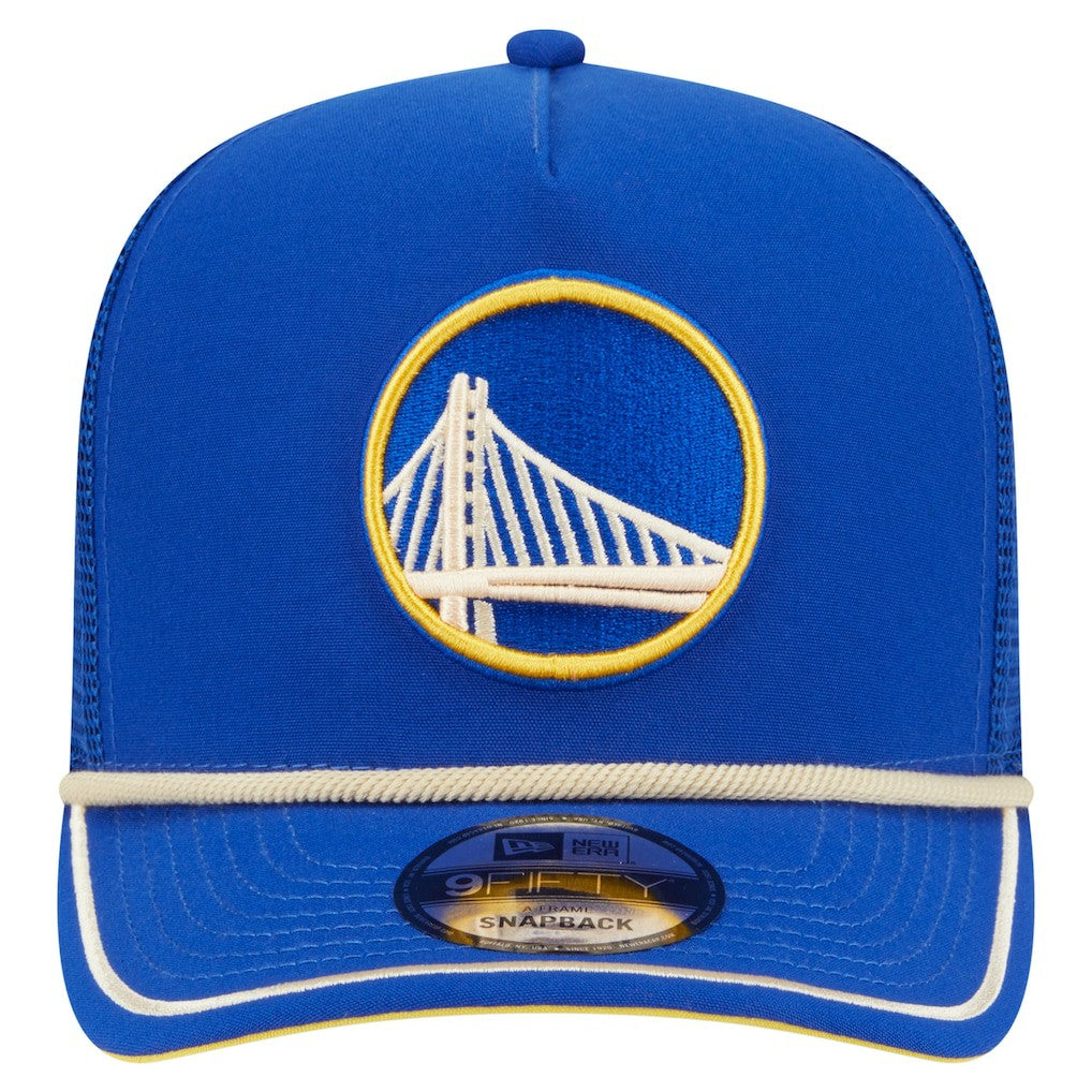 Golden State Warriors Vintage Team Rope A-Frame 9FIFTY Snapback Hat sale Online