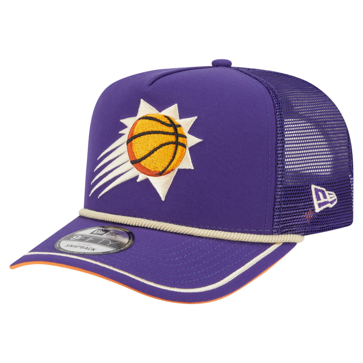 Phoenix Suns Vintage Team Rope A-Frame 9FIFTY Snapback Hat New