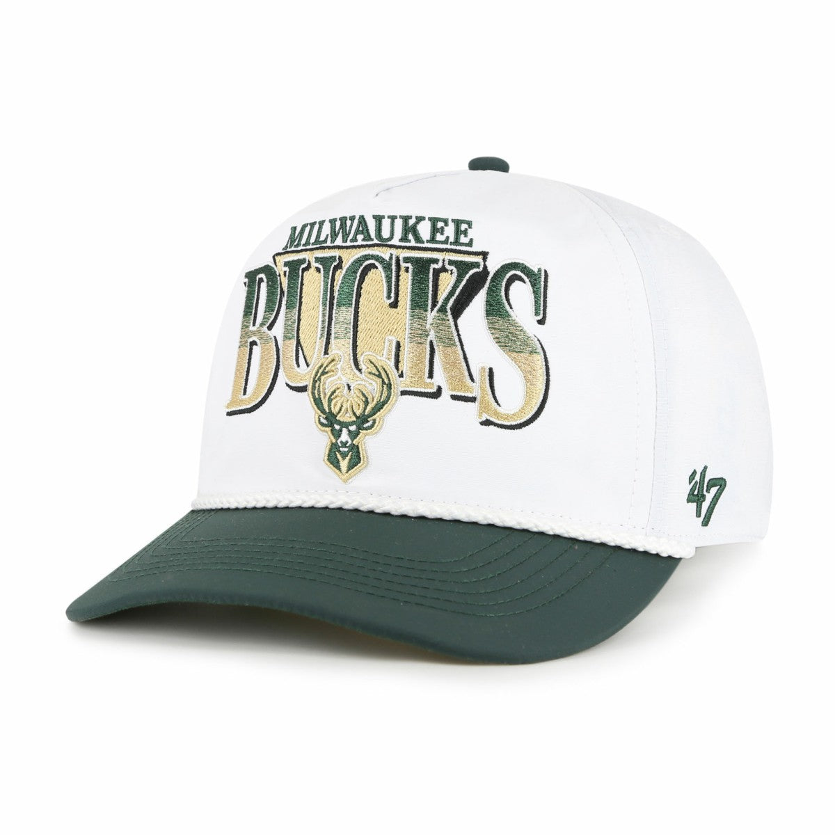 Milwaukee Bucks '47 Tribute Two-Tone Hitch Adjustable Hat On Sale