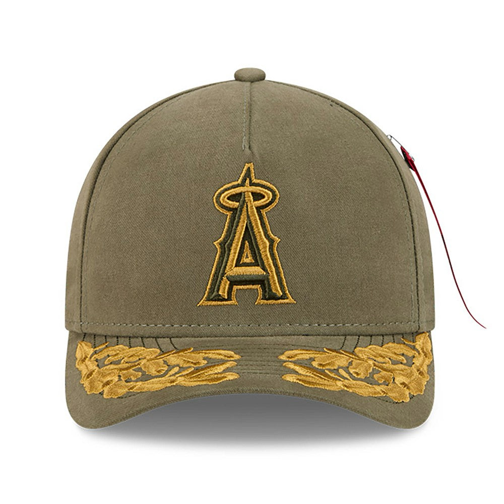 Los Angeles Angels New Era x Alpha Industries A-Frame 9FORTY Adjustable Hat | MLB Discount