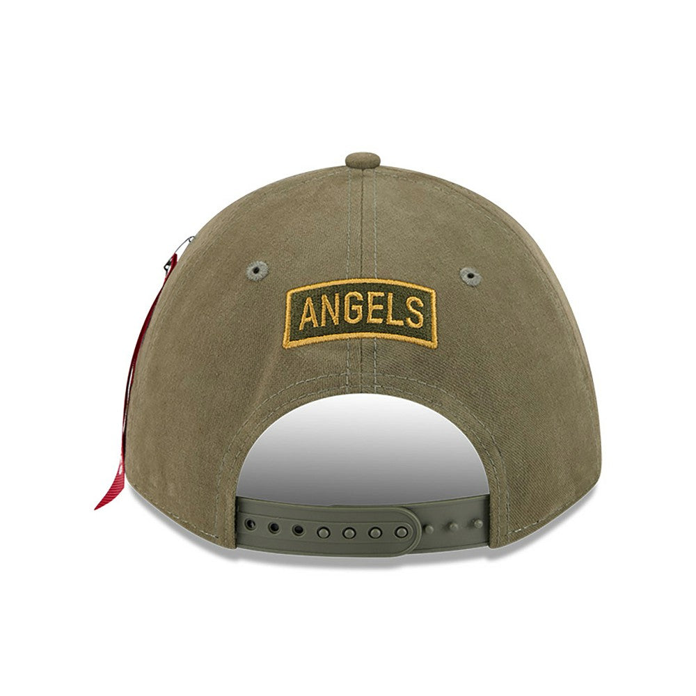 Los Angeles Angels New Era x Alpha Industries A-Frame 9FORTY Adjustable Hat | MLB Discount