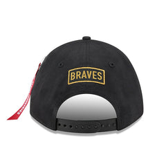 Atlanta Braves New Era x Alpha Industries A-Frame 9FORTY Adjustable Hat | MLB Outlet