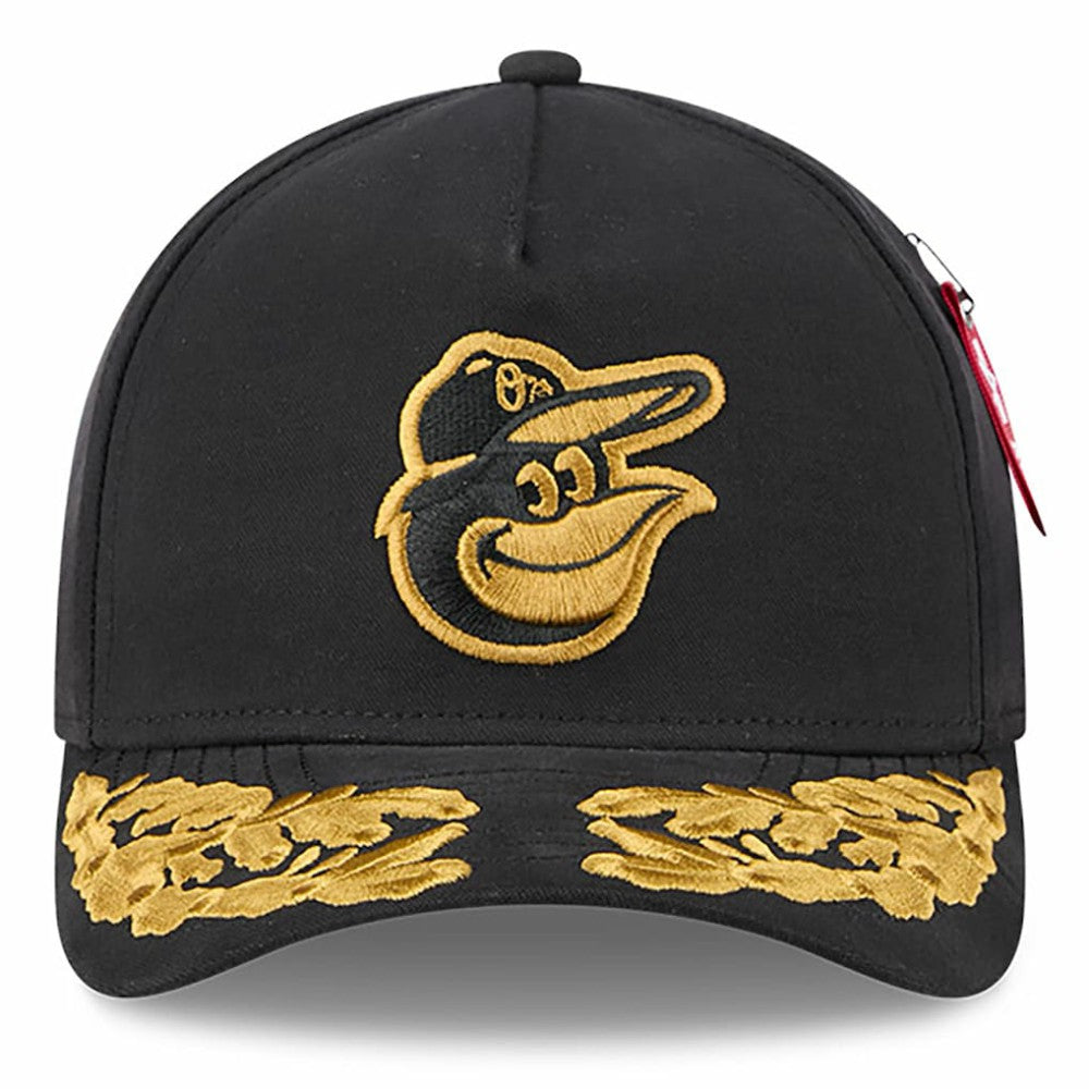 Baltimore Orioles New Era x Alpha Industries A-Frame 9FORTY Adjustable Hat | MLB Sale