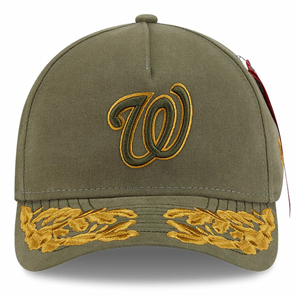 Washington Nationals New Era x Alpha Industries A-Frame 9FORTY Adjustable Hat | MLB Sale