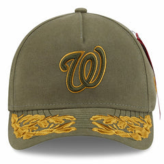 Washington Nationals New Era x Alpha Industries A-Frame 9FORTY Adjustable Hat | MLB Sale