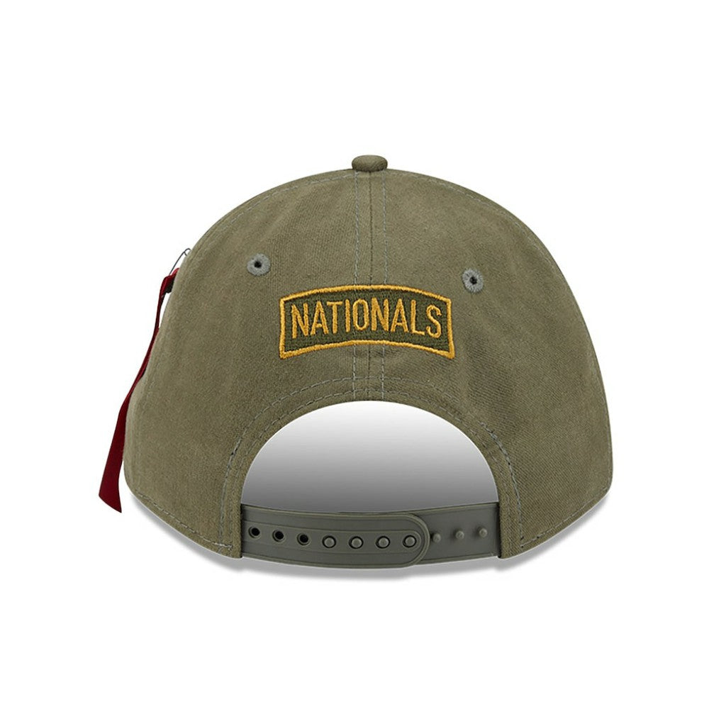 Washington Nationals New Era x Alpha Industries A-Frame 9FORTY Adjustable Hat | MLB Sale
