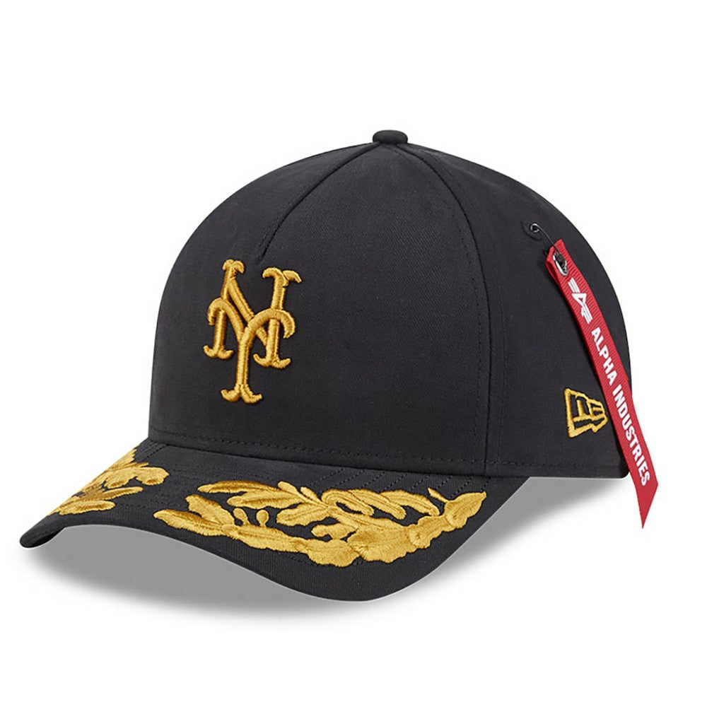 New York Mets New Era x Alpha Industries A-Frame 9FORTY Adjustable Hat | MLB Online