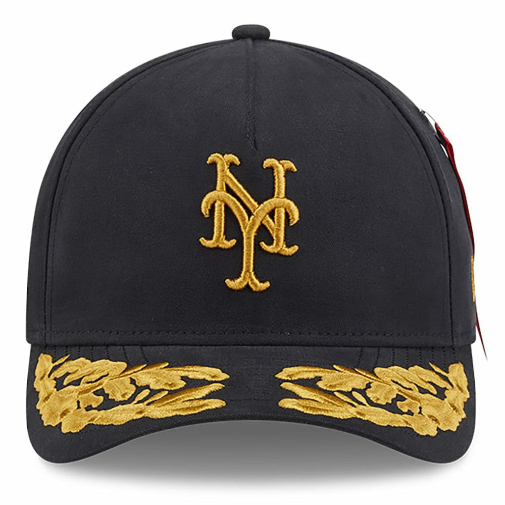New York Mets New Era x Alpha Industries A-Frame 9FORTY Adjustable Hat | MLB Online