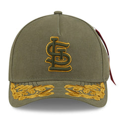 St. Louis Cardinals New Era x Alpha Industries A-Frame 9FORTY Adjustable Hat | MLB Sale