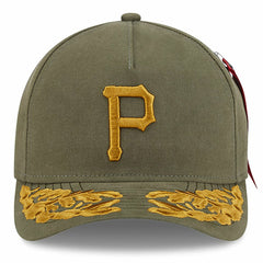 Pittsburgh Pirates New Era x Alpha Industries A-Frame 9FORTY Adjustable Hat | MLB For sale