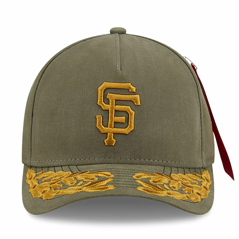 San Francisco Giants New Era x Alpha Industries A-Frame 9FORTY Adjustable Hat | MLB Shop