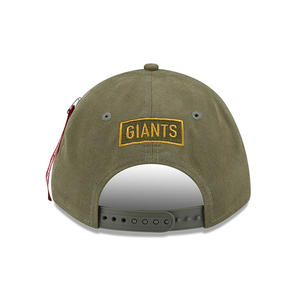 San Francisco Giants New Era x Alpha Industries A-Frame 9FORTY Adjustable Hat | MLB Shop