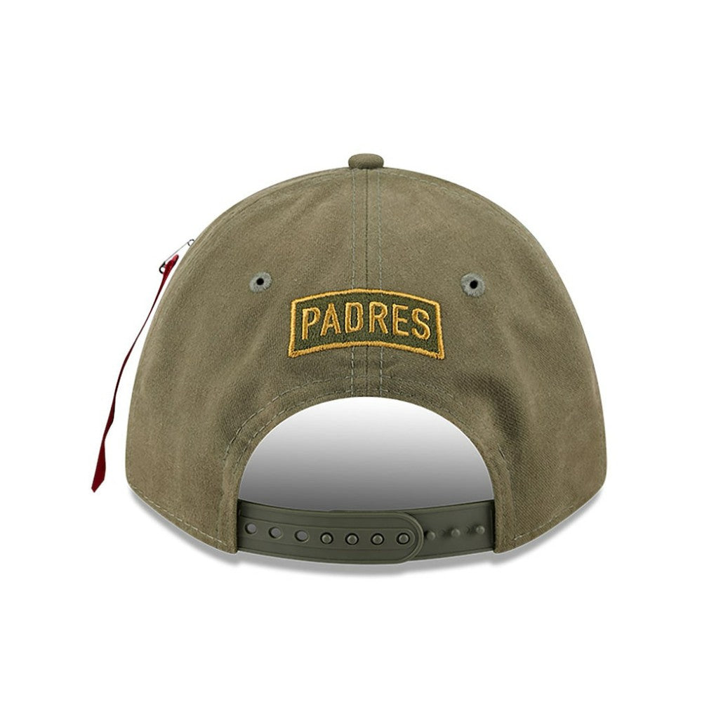 San Diego Padres New Era x Alpha Industries A-Frame 9FORTY Adjustable Hat | MLB On Sale