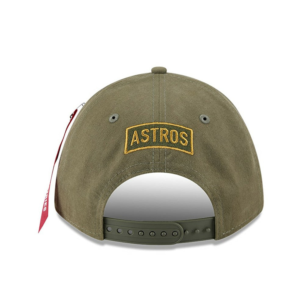 Houston Astros New Era x Alpha Industries A-Frame 9FORTY Adjustable Hat | MLB Sale