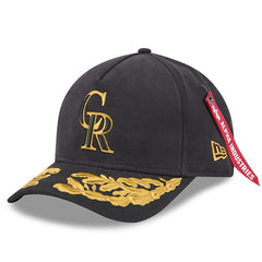 Colorado Rockies New Era x Alpha Industries A-Frame 9FORTY Adjustable Hat | MLB Sale