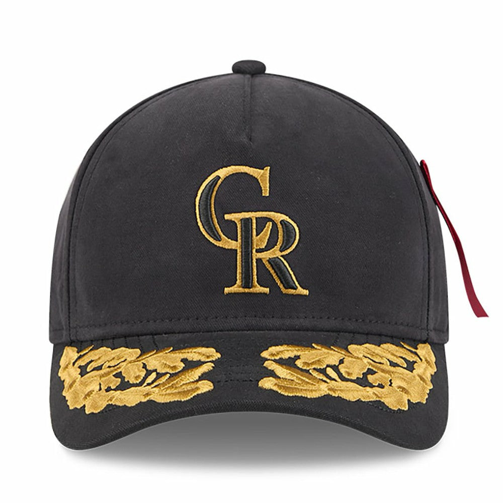 Colorado Rockies New Era x Alpha Industries A-Frame 9FORTY Adjustable Hat | MLB Sale