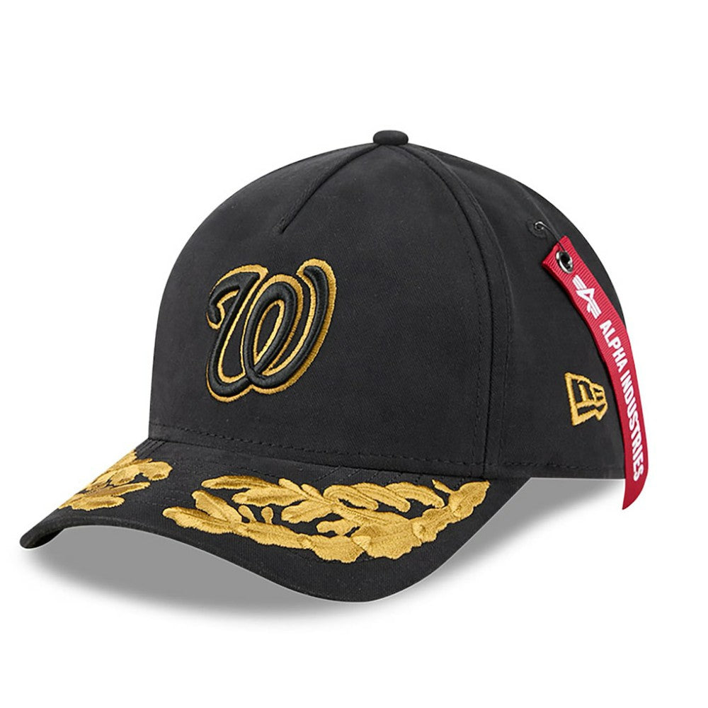 Washington Nationals New Era x Alpha Industries A-Frame 9FORTY Adjustable Hat | MLB US