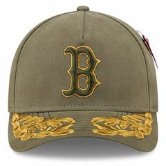 Boston Red Sox New Era x Alpha Industries A-Frame 9FORTY Adjustable Hat | MLB Discount