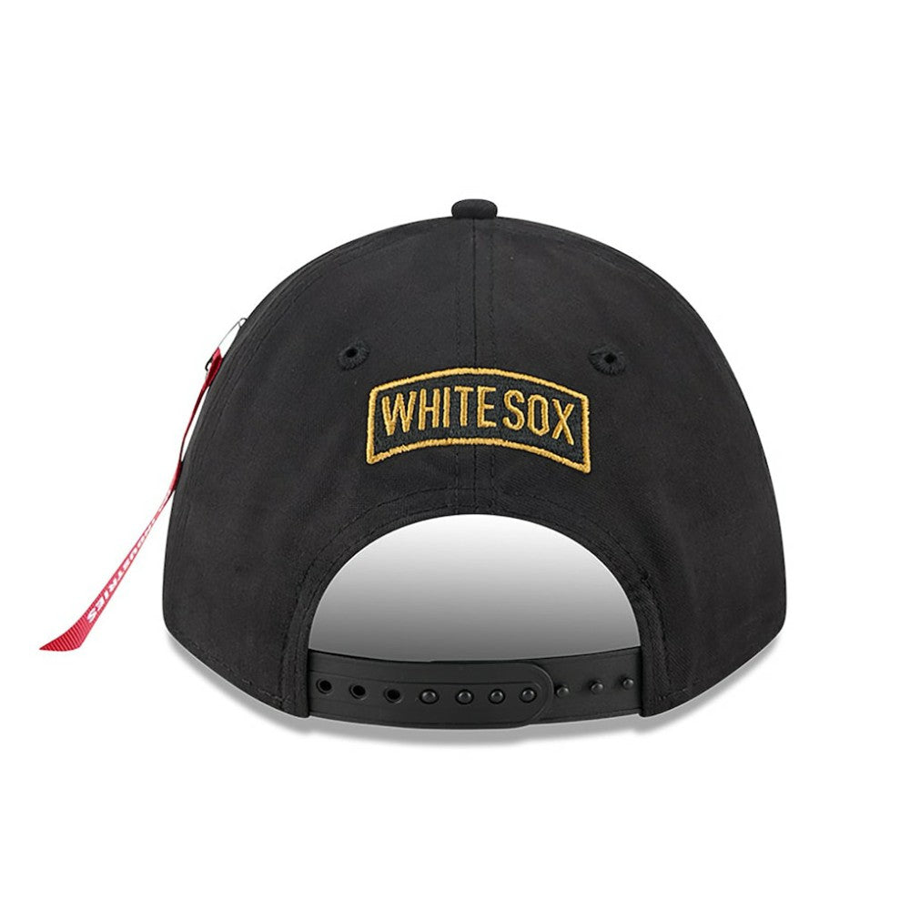 Chicago White Sox New Era x Alpha Industries A-Frame 9FORTY Adjustable Hat | MLB For sale