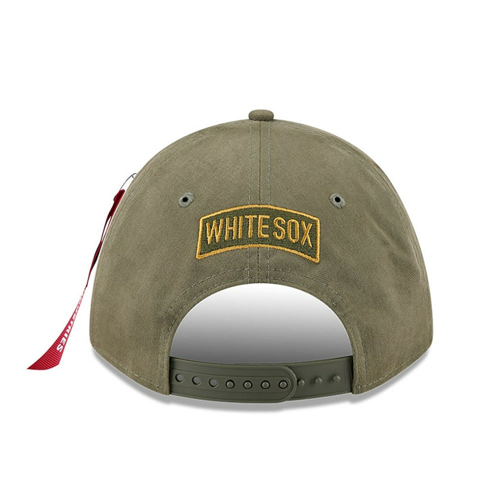 Chicago White Sox New Era x Alpha Industries A-Frame 9FORTY Adjustable Hat | MLB Discount