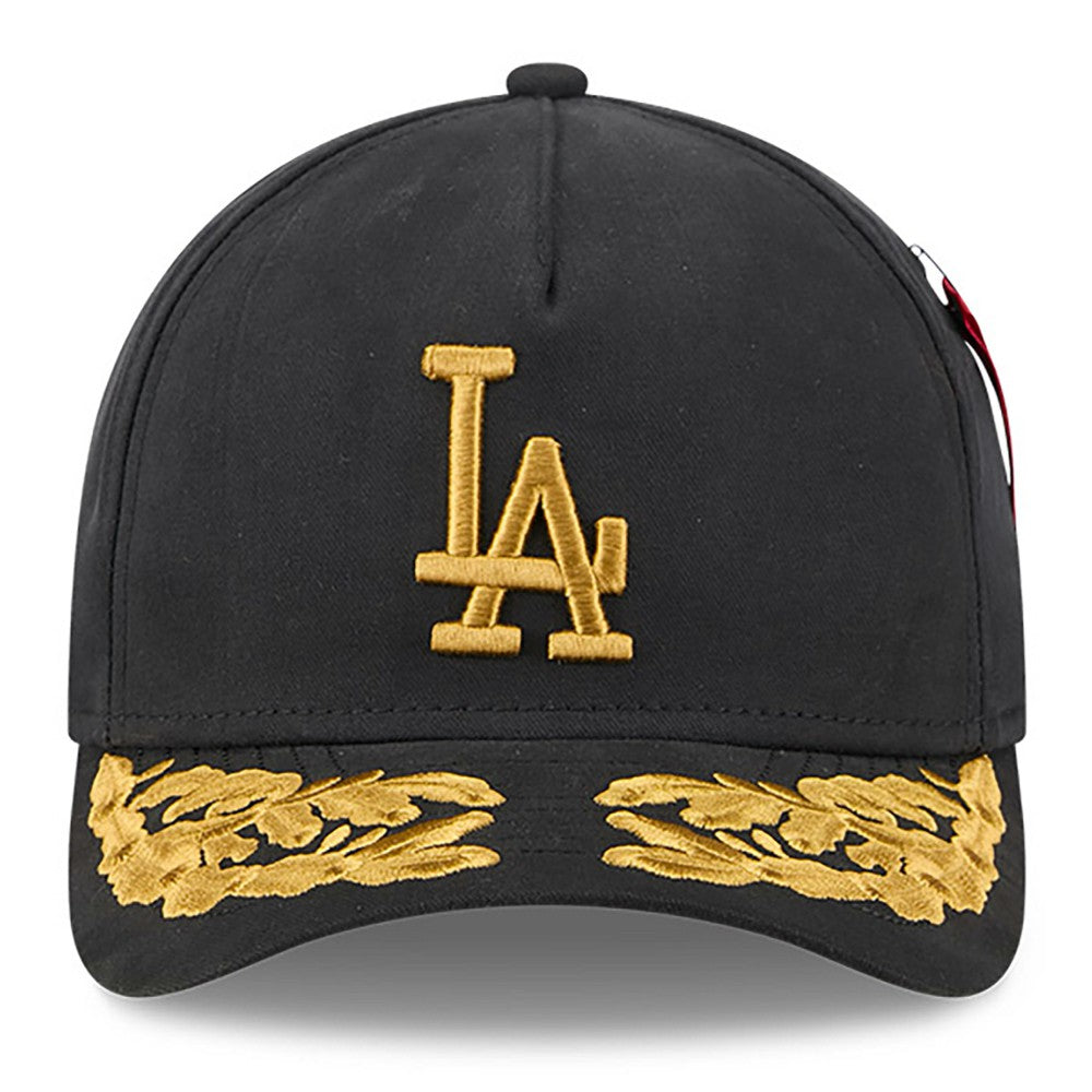 Los Angeles Dodgers New Era x Alpha Industries A-Frame 9FORTY Adjustable Hat | MLB For sale