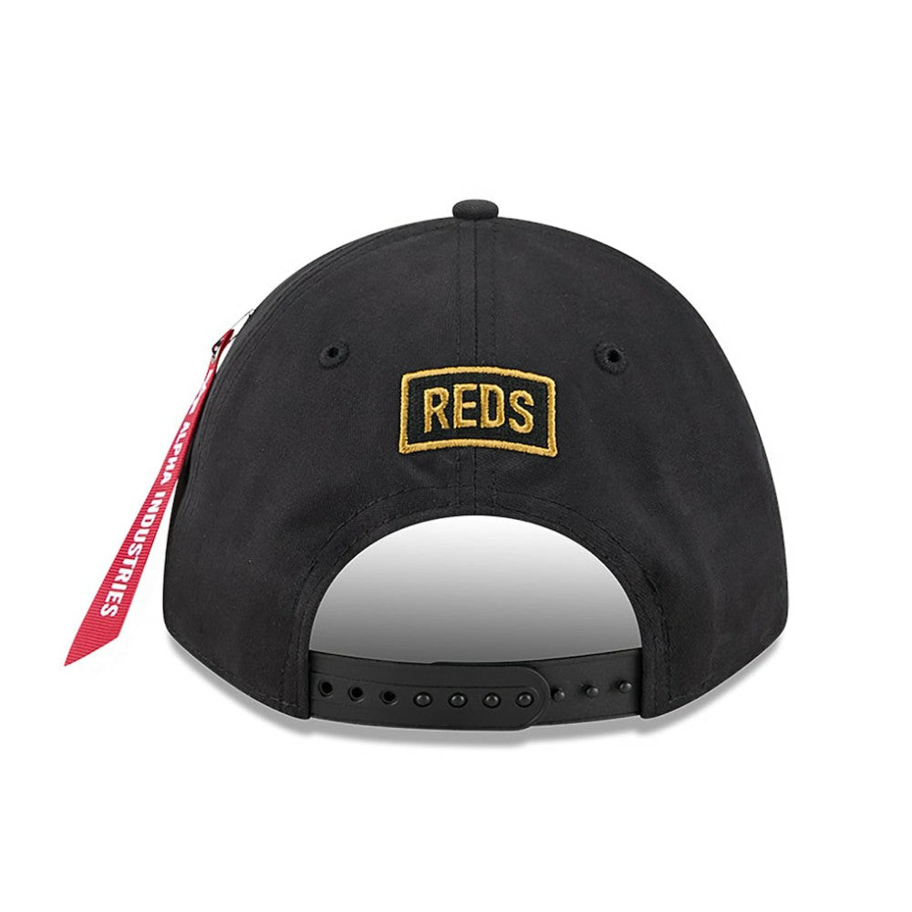 Cincinnati Reds New Era x Alpha Industries A-Frame 9FORTY Adjustable Hat | MLB Sale
