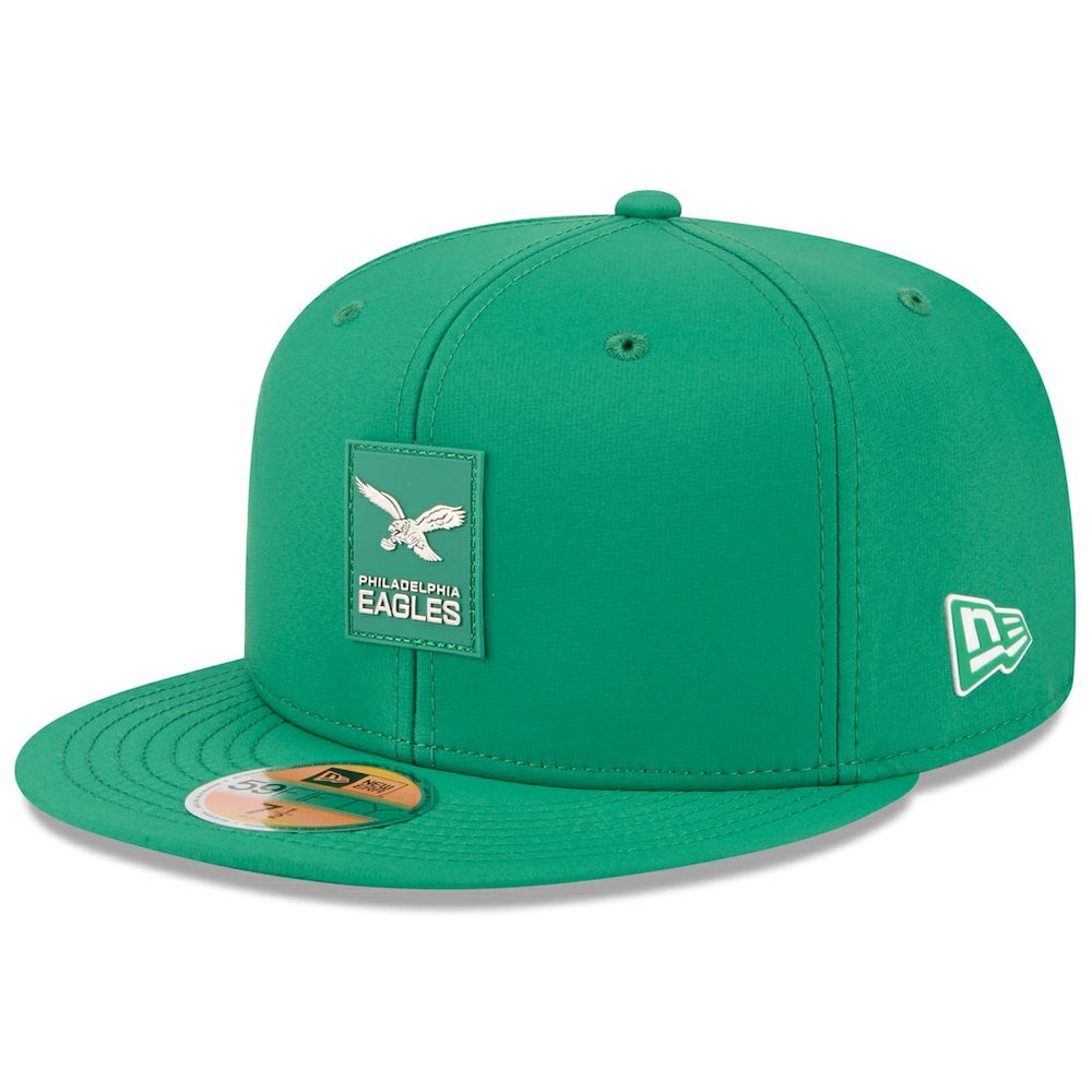 Philadelphia Eagles New Era 2025 Sideline Throwback 59FIFTY Fitted Hat