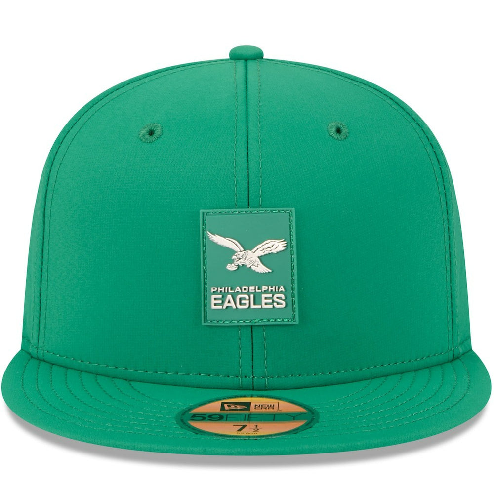 Philadelphia Eagles New Era 2025 Sideline Throwback 59FIFTY Fitted Hat
