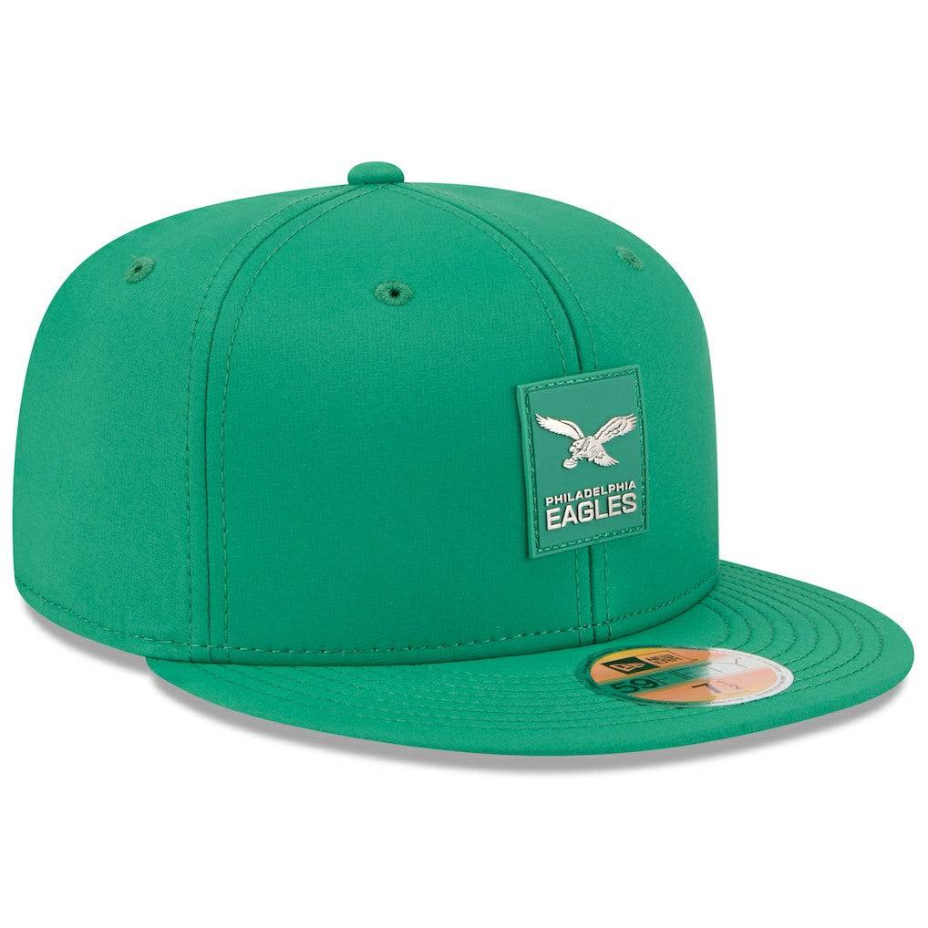 Philadelphia Eagles New Era 2025 Sideline Throwback 59FIFTY Fitted Hat