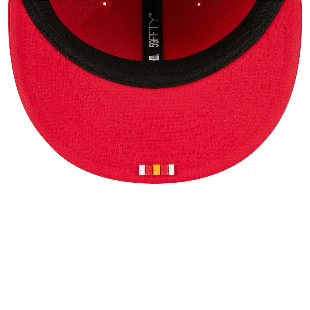 Kansas City Chiefs New Era 2025 Sideline 59FIFTY Fitted Hat