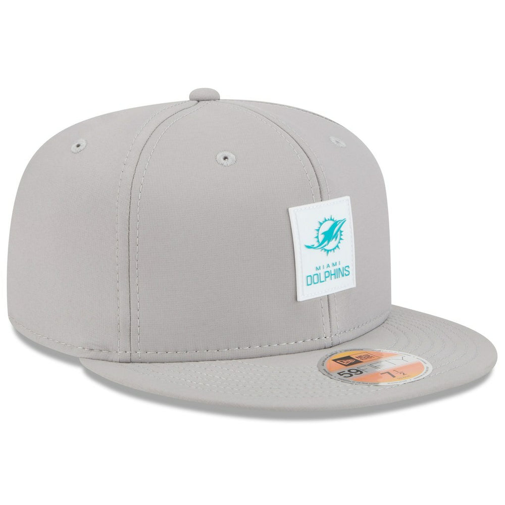 Miami Dolphins New Era 2025 Sideline 59FIFTY Fitted Hat