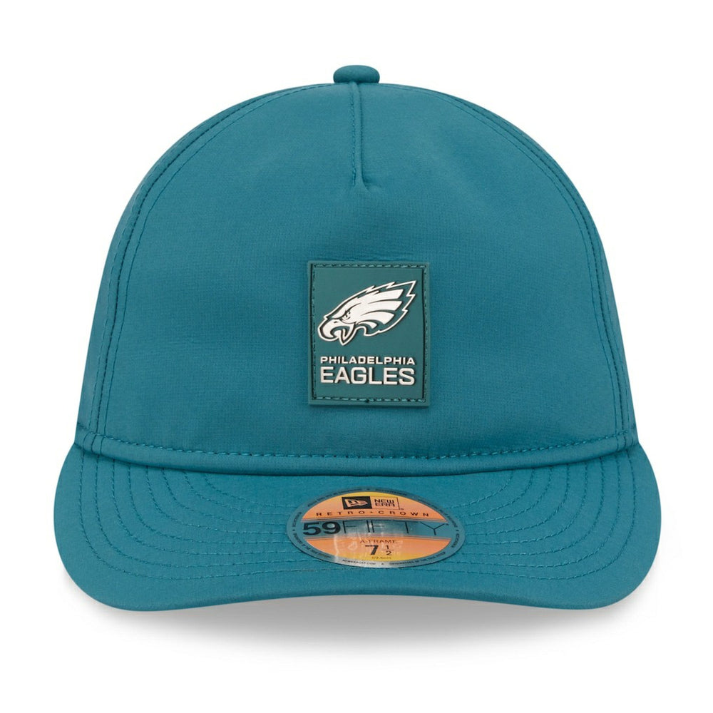 Philadelphia Eagles New Era 2025 Sideline Retro Crown 59FIFTY Fitted Hat