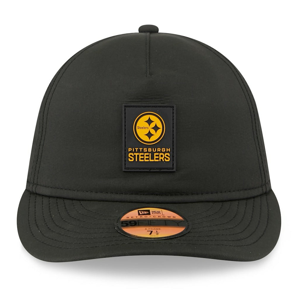 Pittsburgh Steelers New Era 2025 Sideline Retro Crown 59FIFTY Fitted Hat